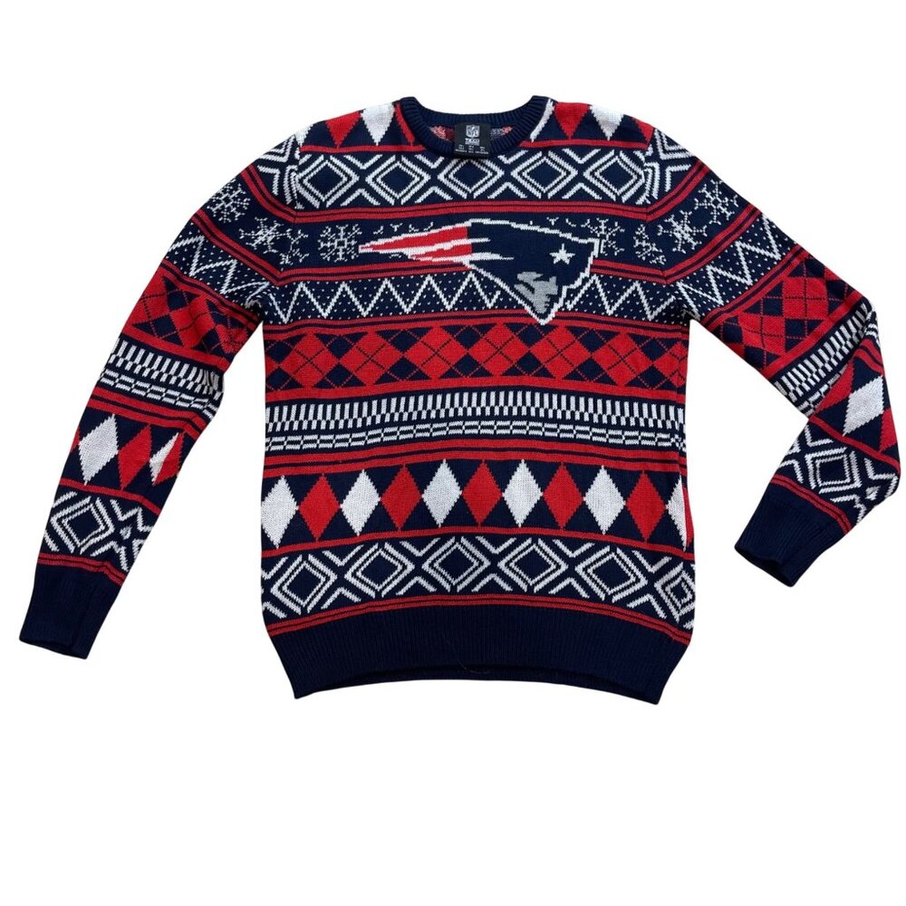 NFL Team‎ Apparel New England Patriots Sweater Unisex Adult Size Large Cotton